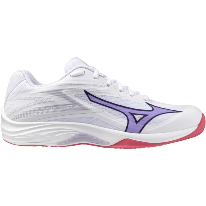 Жіночі волейбольні кросівки Mizuno Thunder Blade Z Indoor V1GC237020 Білий/Фіолетовий/Рожевий (42.5 EU)