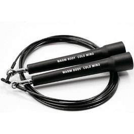 Регульоване скакалка Speed-Springseil для чоловіків та жінок, для важкої атлетики, боксу, фітнесу, занять спортом в приміщенні та на вулиці (Чорний)