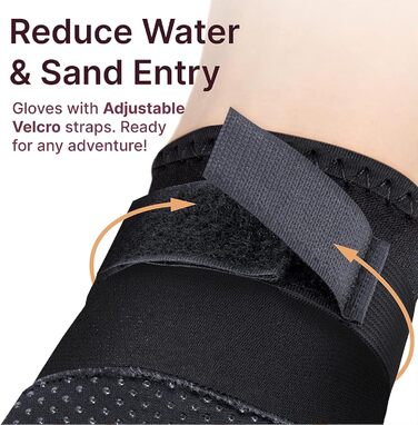 Неопренові рукавички 5 мм, гнучкі, з регульованим поясом, для снорклінгу, дайвінгу, серфінгу, каякінгу, рафтингу