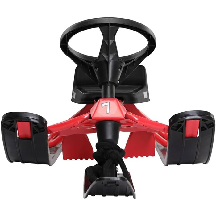 Дитячий санний боб Monzana SR 400red - 75 кг, з гальмом, спинкою та ручкою