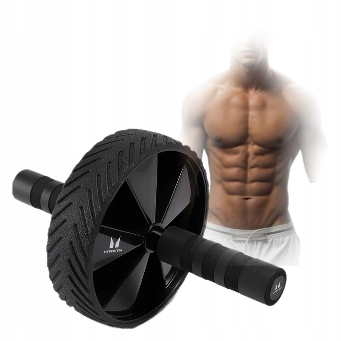 Ролик для преса Myprotein Ab Wheel з килимком для колін