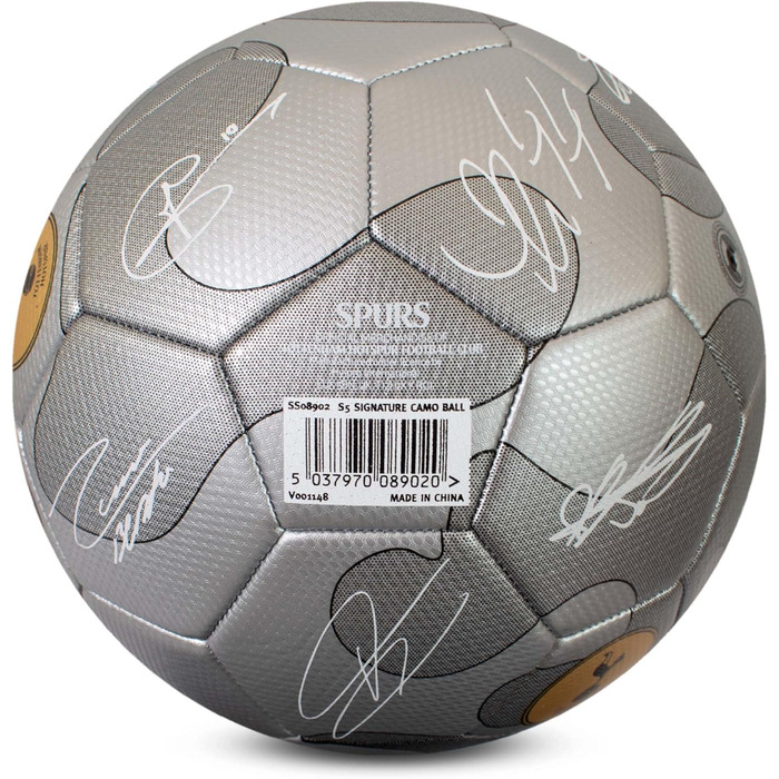 Футбольний м'яч Tottenham F.C. Hy-Pro Silver Camo, офіційна ліцензія, розмір 5, для тренувань і матчів, сувенір для дітей і дорослих