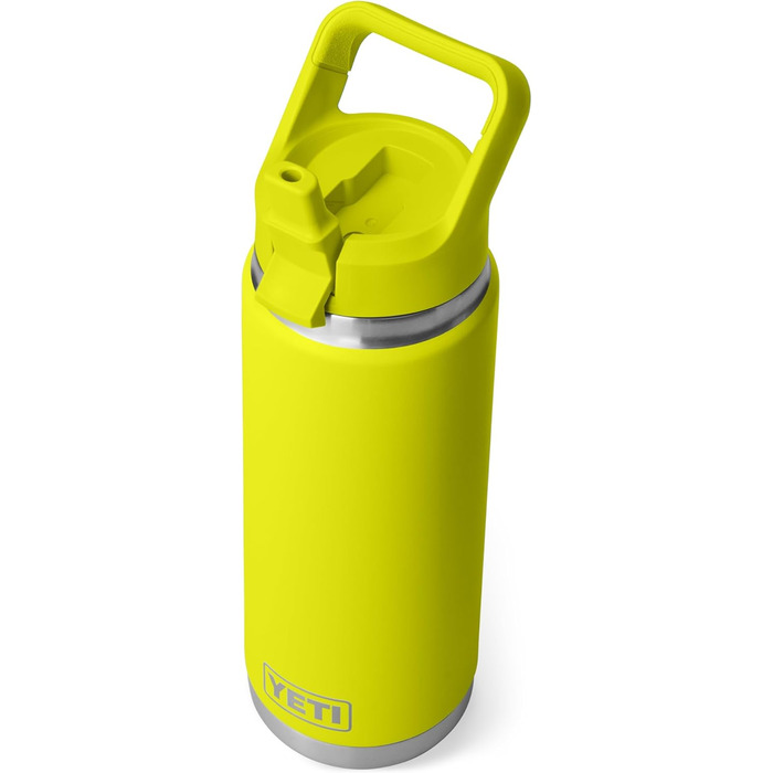 Термобутилка YETI Rambler C з трубочкою, нержавіюча сталь, ізольована, 769 мл, жовта
