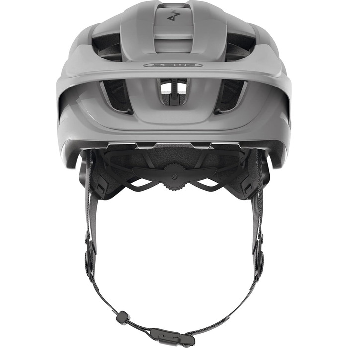 ABUS Cliffhanger – велосипедний шолом для MTB, сріблястий, L (57-61 см), великі вентиляційні отвори, TriVider, для жінок і чоловіків