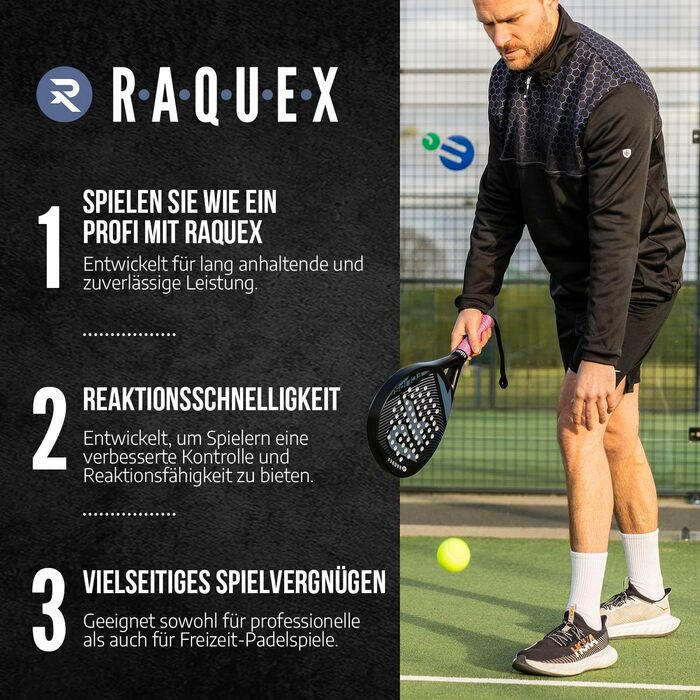 М'ячі для падел-тенісу Raquex Pace Pro – 6 шт. – 2 швидкості – стандартна швидкість