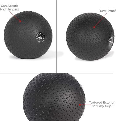 Фітнес м'яч Nordic Lifting Slamball, важкий, зручний для кросфіту та тренування кора