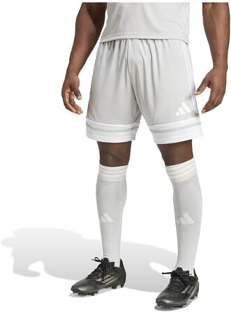 Спортивні чоловічі шорти adidas Squadra 25, колір Team Light Grey/White, розмір M