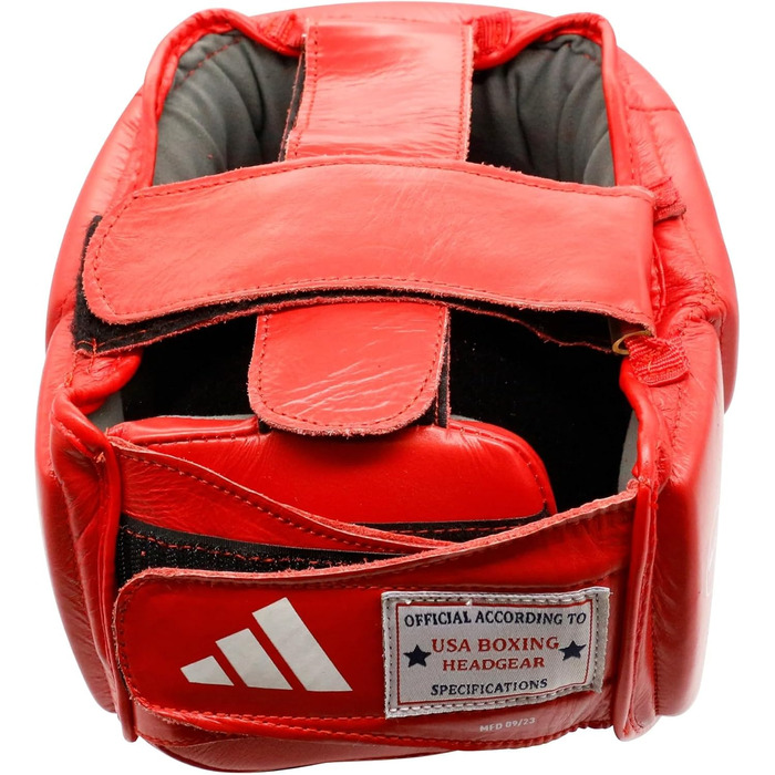 Захисний боксерський шолом adidas IBA, унісекс, червоний, розмір S