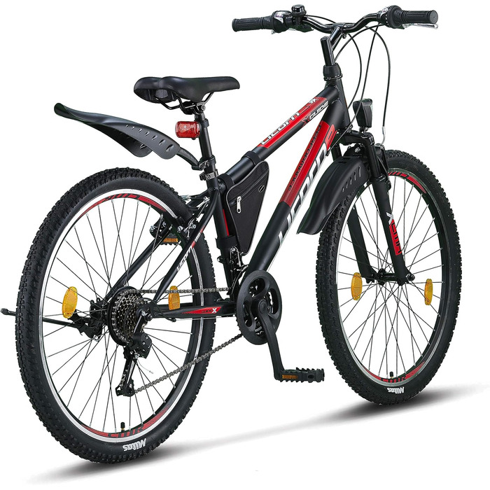 Гірський велосипед Licorne Bike Premium 26 дюймів, 21 швидкість, для дівчат, хлопців, чоловіків і жінок