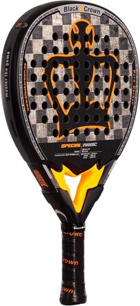Чорна Корона Special Magic: ракетка для падел-тенісу, срібна, 362г, нова