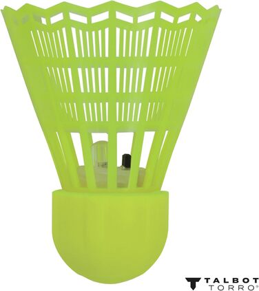 Шаттли для швидкого бадмінтону Talbot-Torro Speedbadminton – федеральні м'ячі для гри вдень та вночі (LED), 490181