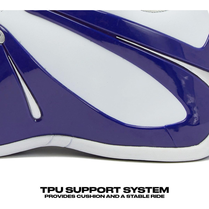 AND1 Rise чоловічі баскетбольні кросівки: для гри в залі, на вулиці та на майданчику. Розміри 40-50. Білий, темно-синій.