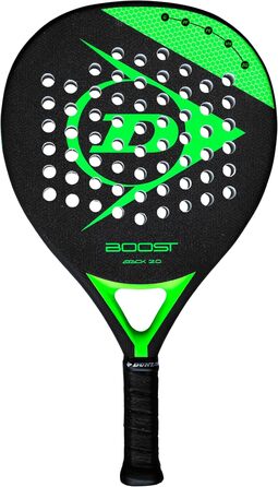Падел ракетка DUNLOP Boost, універсальний розмір, чорна/зелена