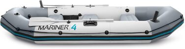 Надувний човен Intex Mariner 4 - професійна серія, комплект з веслами та насосом, без фталатів