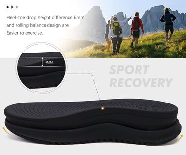 Чоловічі сандалі OncaI Wandersandalen для пляжу та спорту, чорні, розмір 44 EU