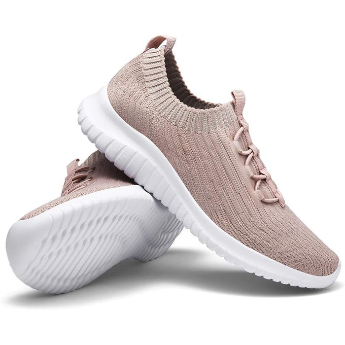 Жіночі кеди TIOSEBON slip-on, бежеві, 36 EU - легкі дихаючі кросівки для прогулянок та спорту