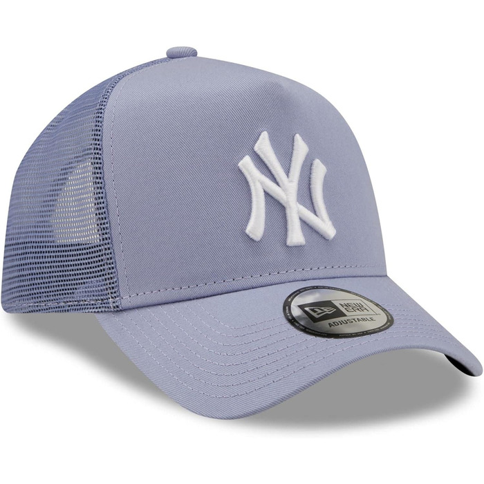 Кепка бейсболка New Era A-Frame Trucker з козирком New York Yankees, фіолетовий