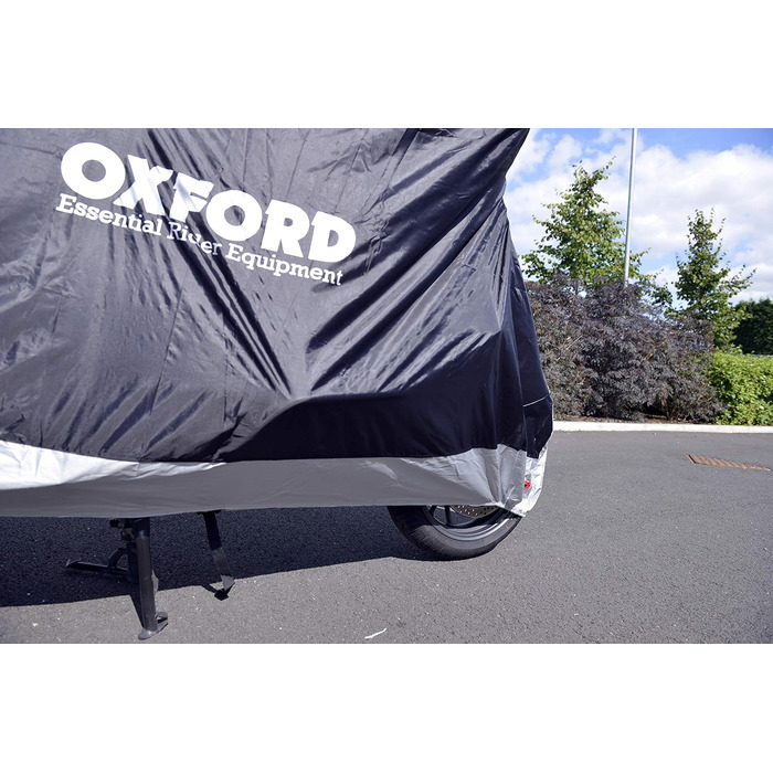 Захисний чохол Oxford Aquatex для мотоцикла (водовідштовхуючий, чорний/сірий, LARGE)