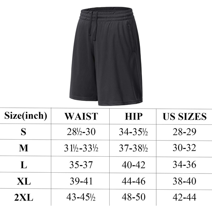 Спортивні шорти чоловічі CE' CERDR для тренувань 5 шт. з кишенею та еластичним поясом, швидка сушка