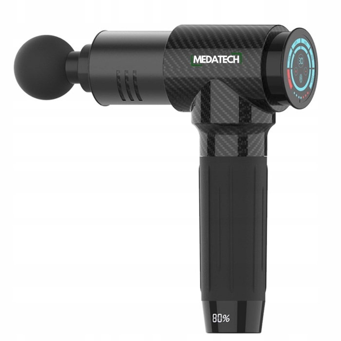 Перкусійний масажер Medatech Massage Gun M10 — масажний пістолет для спини, стоп та всього тіла