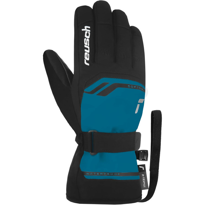 Чоловічі лижні рукавички Reusch Primus R-tex Xt, водонепроникна мембрана, теплі зимові рукавички Softshell, синьо-чорні, розмір 9