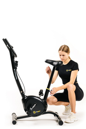Велотренажер Besport BS-1430 EasyRide чорно-жовтий