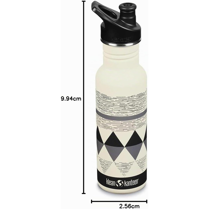 Сталева пляшка для води Klean Kanteen Pepper Ridge, унісекс, нержавіююча сталь, One Size