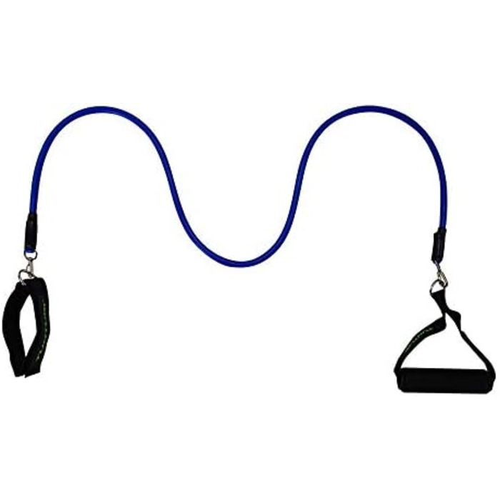 Набір еластичних стрічок Tunturi 5er для силових тренувань: 1 стрічка для ноги, 2 ручки, 1 дверний анкер