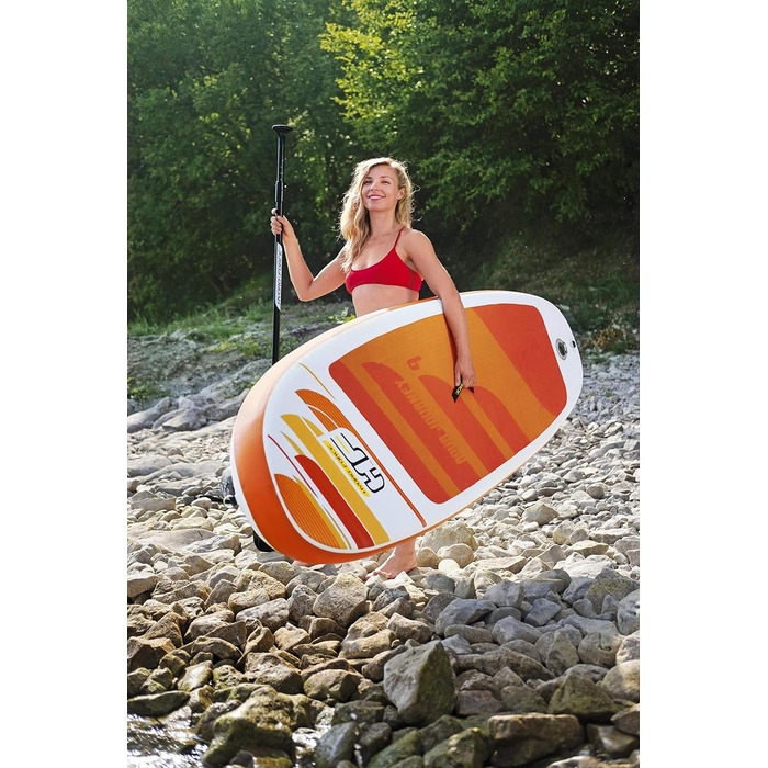 Надувна SUP-дошка Hydro-Force, комплект, різні розміри 2,4–3,8 м, весло, для водних видів спорту