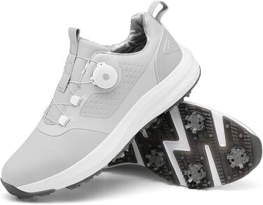 Жіночі гольф-туфлі з шипами, водонепроникні гольф-туфлі для жінок (42 EU, Сірий)