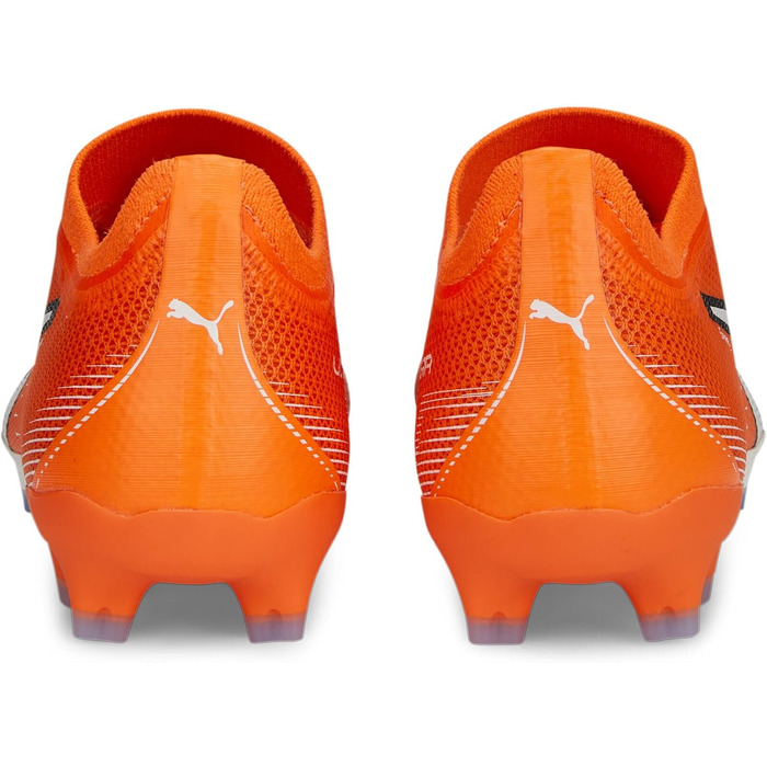 Жіночі футбольні бутси PUMA Ultra Match FG/AG, розмір 39 EU, Ultra Orange/Puma White/Blue Glimmer