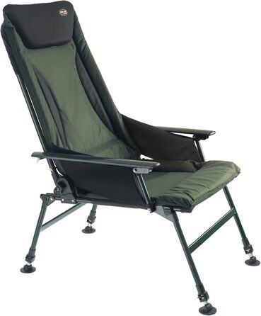 Крісло для карпфішингу Cormoran PRO CARP 7300 з підлокітниками - крісло для риболовлі преміум-класу
