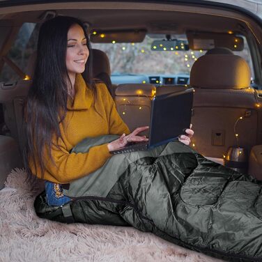 Спальний мішок Yarmiene 3-4 сезони, для дорослих та дітей, чорний+сірий