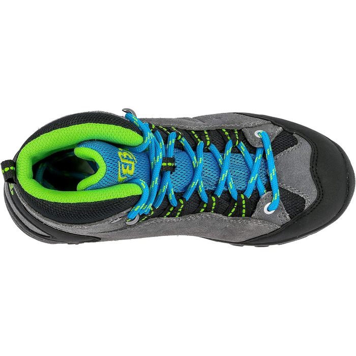 Дитячі трекінгові черевики Brütting Mount Bona High для дітей, сірі та блакитні, 31 EU