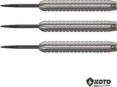 Дартс набір KOTO Kingcontrol 90% вольфрам, 32 г, чорний, 3 дротики з кейсом, професійний