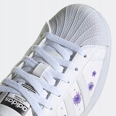 Кросівки Adidas зі штучної шкіри, білі, розмір 36