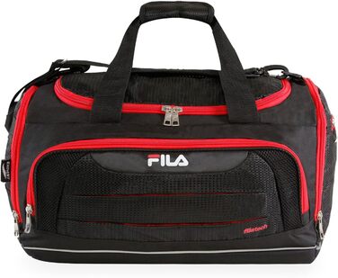 Спортивна сумка FILA Cypress Unisex, маленька сумка для спорту та тренувань, Onyx/Red (один розмір)