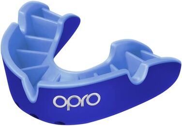 Захисна капа OPRO Silver для регбі, хокею, ММА, боксу, баскетболу, синя, для юніорів
