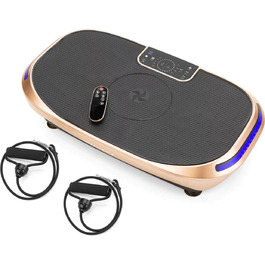 Вібраційна платформа Gymtek 4D з Bluetooth і підсвіткою, 4 режими тренувань, для дому, для нарощування м'язів і спалювання жиру