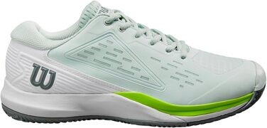 Тенісні кросівки Wilson Rush Pro Ace Clay для жінок (42 2/3 EU, Opal Blue White Jasmine Green)