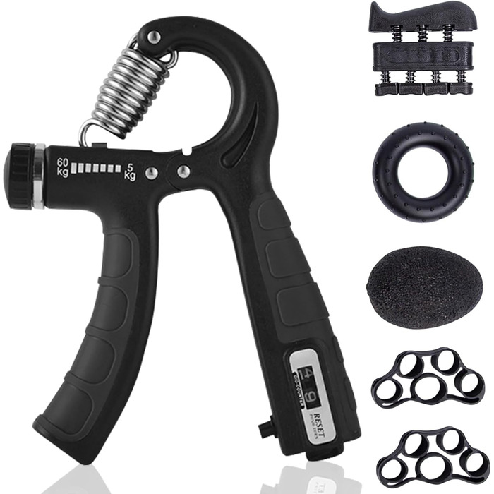 Набір для тренування кисті та пальців, регульоване навантаження 5-60 кг, для спортсменів та відновлення