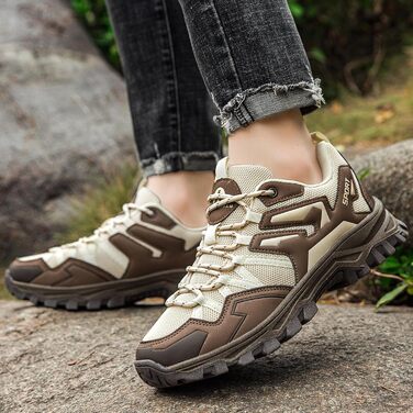 Чоловічі трекінгові черевики для хайкінгу та кемпінгу, 44 EU, бежево-коричневі