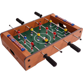 Настільний футбол Mendler Mini HWC-J68, дерев'яний, 51x31x10 см, з аксесуарами