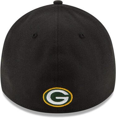 Кепка New Era 39Thirty Stretch-Fit NFL Green Bay Packers - Elements 2.0, чорний (S-M)