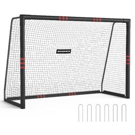 Футбольні ворота SONGMICS 300x200x120 см: сталеві, з сіткою PE, для саду, пляжу та вулиці