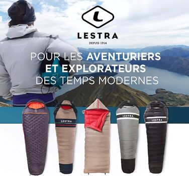Спальний мішок Lestra Outdoor Mount Everest для всіх сезонів, комфортна температура -5°C, дорослий, темно-сірий, 230 см