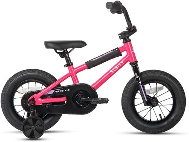 Дитячий велосипед cubsala у стилі BMX, 12/16 дюймів, з допоміжними колесами, V-гальмами, для хлопчиків і дівчаток 1–8 років, різнокольоровий