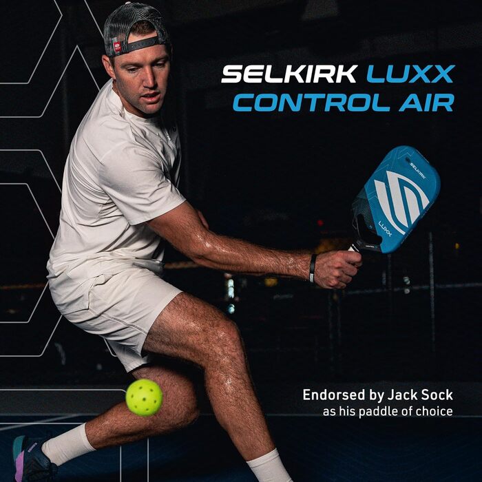 Падл для піклболу Selkirk LUXX Control, вуглецеве волокно, поліпропіленовий X7-ядро, для максимальної потужності та контролю