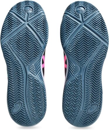 Тенісні кросівки ASICS Dedicate 8 Clay Mann Blau Weiß 40.5 EU Black Energy Aqua