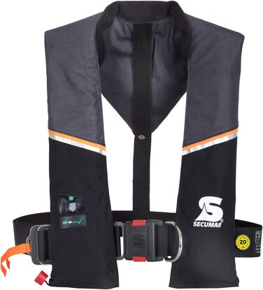 Рятувальний жилет Secumar Ultra 170 автоматичний 150N з обв'язкою, клас Harness